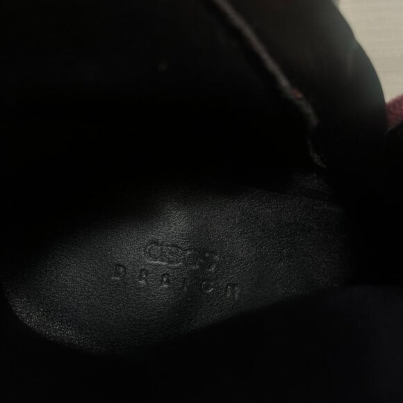 Asos Romeo Pink Suede Platform Boots Size 7 Out of Stock Boho Fun Wow! - Picture 8 of 8